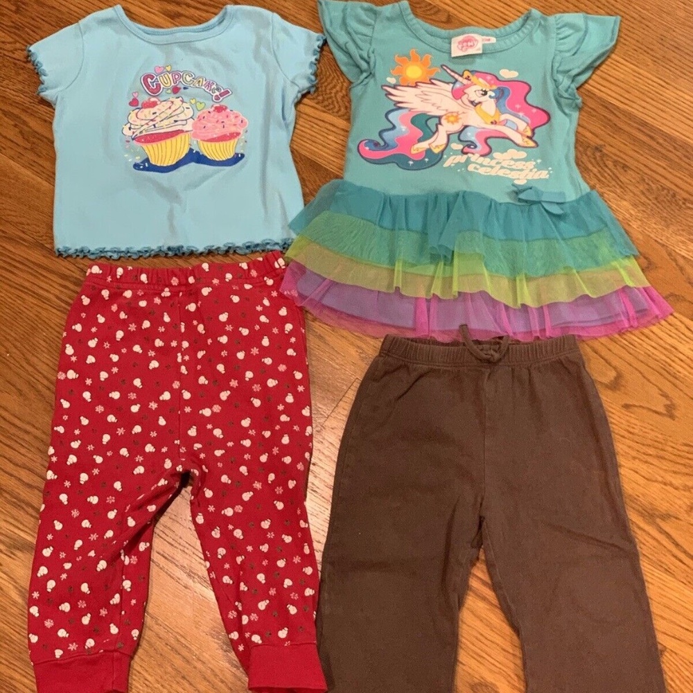 Lot of 4 Clothing Pieces 12-24 Months - Baby/Toddler Clothes - Garanimals, etc.
